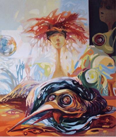 `Metamorphosis` oil on canvas