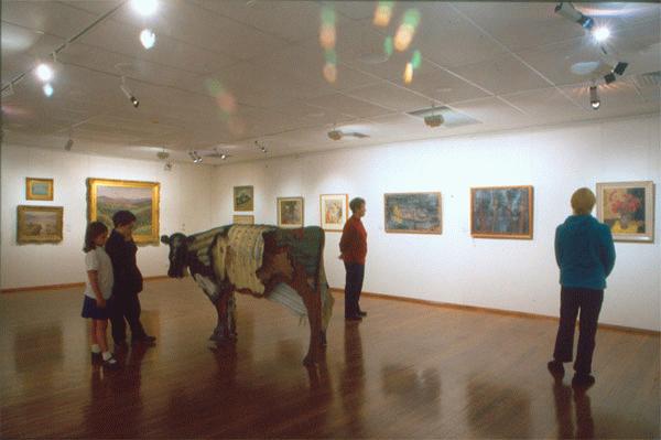 Inside Mosman Art Gallery